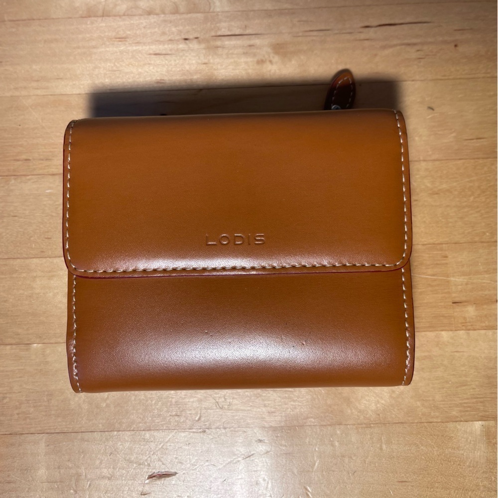 Lodis Leather Trifold Wallet Small Compact Organizer Detachable ID Card Holder
